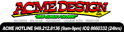 Click HERE to visit ACME Design!!